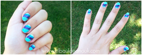 Manicureando: ¡rallas y color!