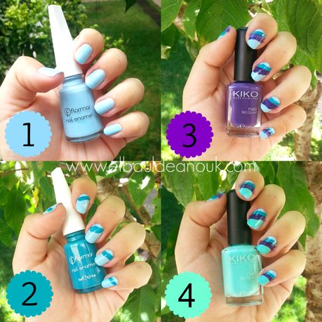 Manicureando: ¡rallas y color!