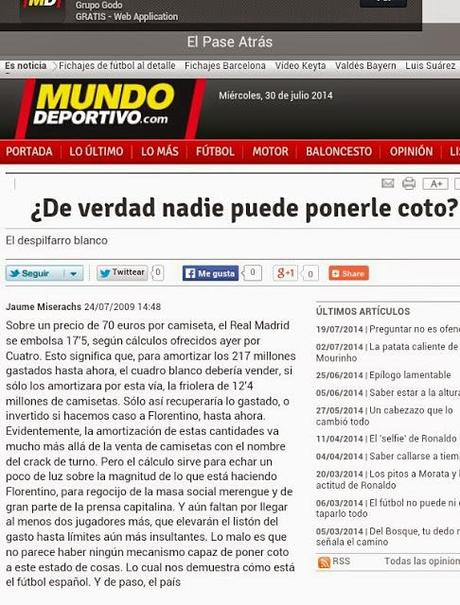 Buena Salud y despilfarro blanco