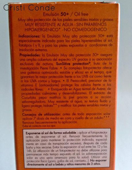 Protector Solar Facial de Avène