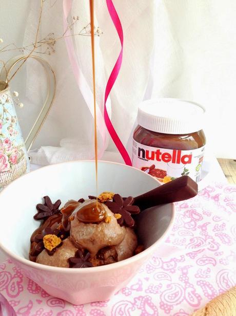 HELADO DE NUTELLA SIN GLUTEN Y SIN HUEVO