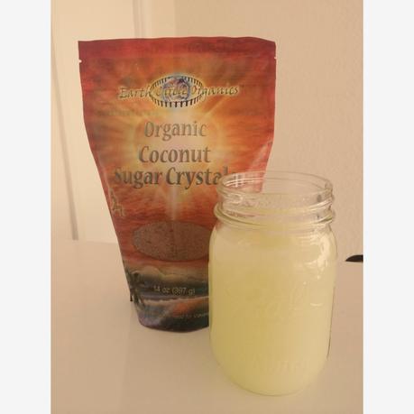 Azúcar de coco y agua de pepino