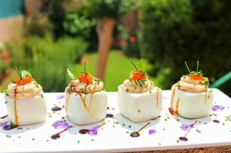 ¡TENGO LOS HUEVOS CUADRADOS y rellenos de atún y cangrejo!!