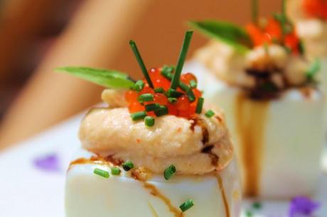 ¡TENGO LOS HUEVOS CUADRADOS y rellenos de atún y cangrejo!!