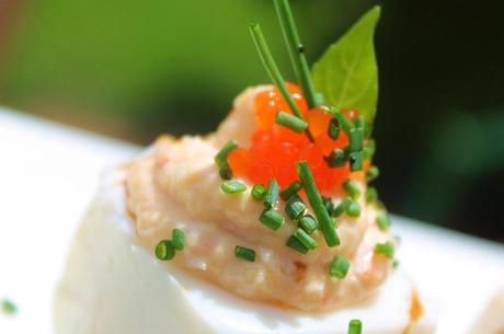 ¡TENGO LOS HUEVOS CUADRADOS y rellenos de atún y cangrejo!!