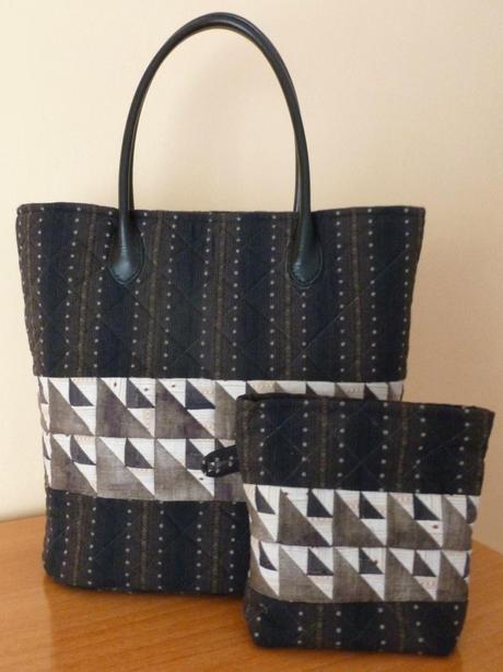 Bolso telas japonesas