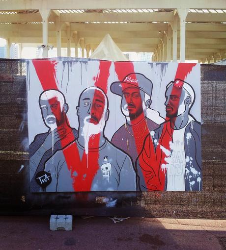 Graffiti Mural en el Festival Cruilla Barcelona 2014