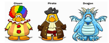 halloween club penguin ¡Nuevos Adelantos para Decidir el Disfraz de Noche de Brujas!