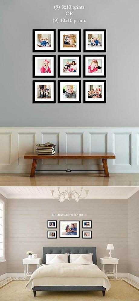 Ideas para una Galería de fotos en Casa