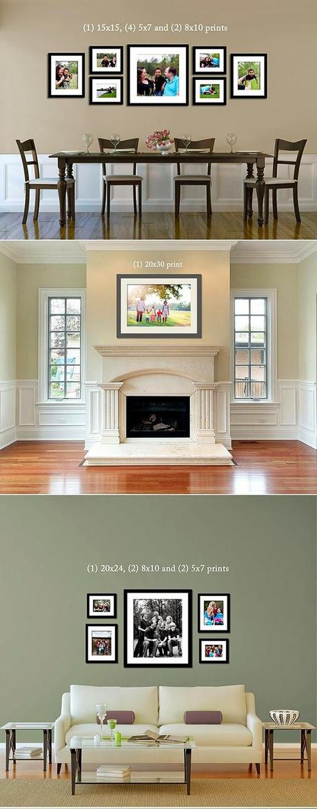 Ideas para una Galería de fotos en Casa