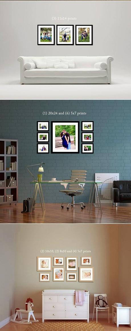 Ideas para una Galería de fotos en Casa