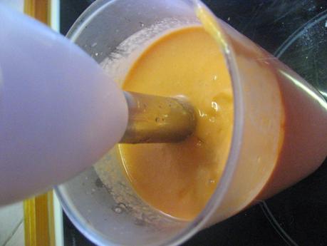 SALMOREJO CON PEPINO Y ESPÁRRAGOS