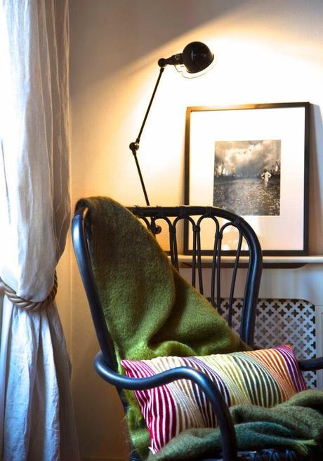 En París: Un apartamento de 30m2 decorado con piezas de mercadillo.