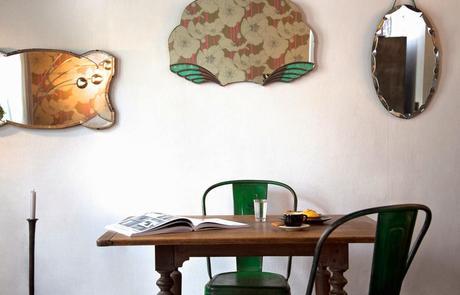 En París: Un apartamento de 30m2 decorado con piezas de mercadillo.