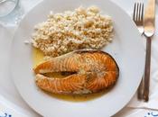 Salmón salsa cítricos