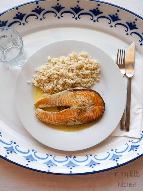 Salmón con salsa de cítricos