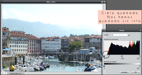 CEFP: El histograma de una imagen y los ajustes en Pixlr Editor