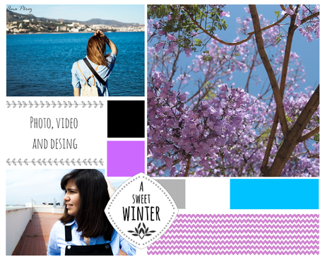 A sweet winter blog collage