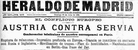 Madrid, últimos días del mes de Julio de 1914