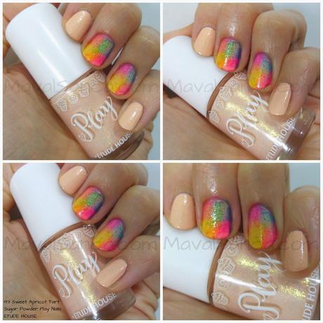 Sweet Apricot Tart Sugar Powder Play Nails de ETUDE HOUSE