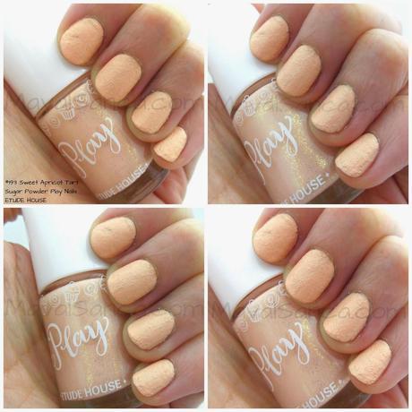 Sweet Apricot Tart Sugar Powder Play Nails de ETUDE HOUSE