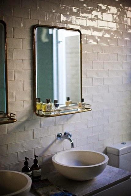 Espejos en el baño