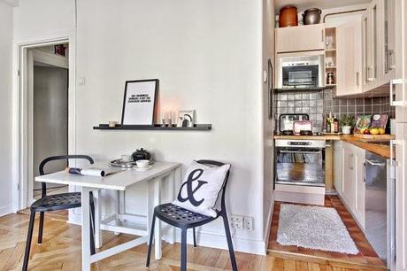 UN PEQUEÑISIMO ESTUDIO NÓRDICO EN BLANCO Y GRIS