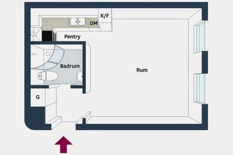 UN PEQUEÑISIMO ESTUDIO NÓRDICO EN BLANCO Y GRIS