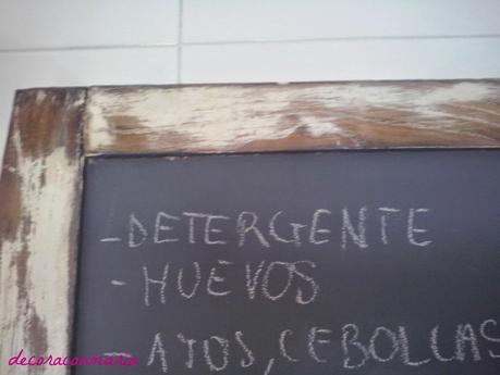 ♥ ♥ ♥ DIY : MI PIZARRA