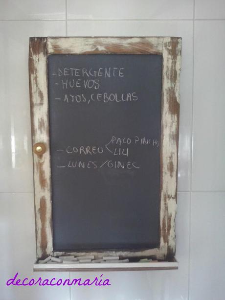 ♥ ♥ ♥ DIY : MI PIZARRA