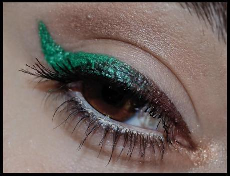 Pop of Color- Delineador Marron/Verde - Brown & Green Eyeliner.