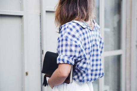 Tartan_Shirt-Olive_Clothing-White_Shorts-Outfit-Street_style-36