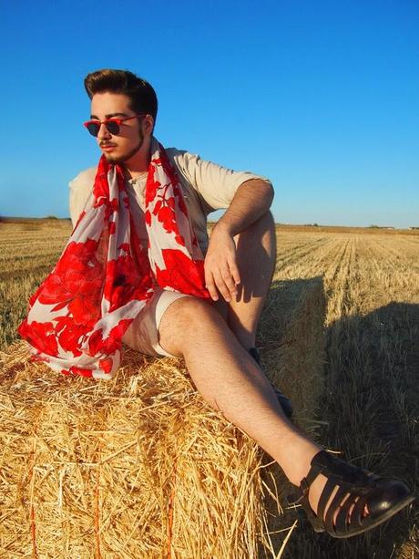 Flowers in the Hay