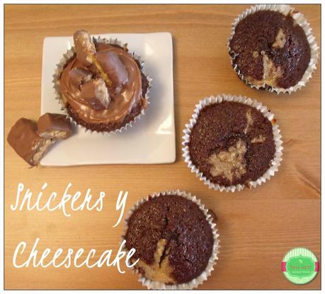 Cupcakes Snickers y Cheesecake