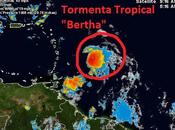 tormenta tropical "Bertha" forma océano Atlántico