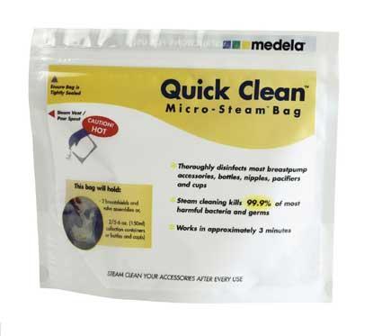 Esterilizador para microondas Quick Clean, de Medela bre_quickcleanbags_l