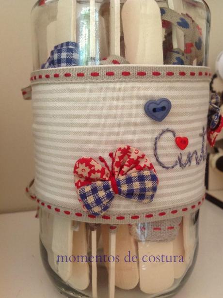 Transformando un bote de cristal