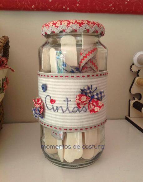 Transformando un bote de cristal