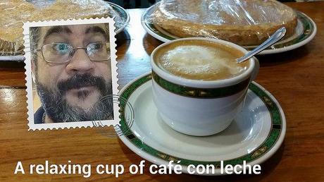 The Other Selfie. A relaxing cup of Cafe con Leche The Other Selfie. Momento Relax