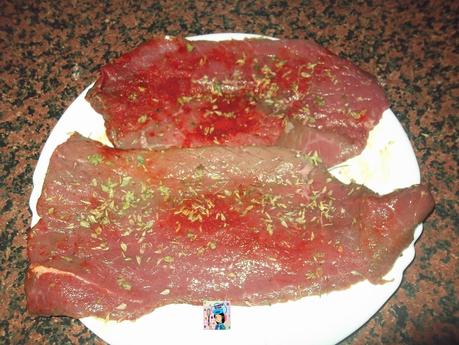 MIS FILETES DE TERNERA A LA ESPECIAS
