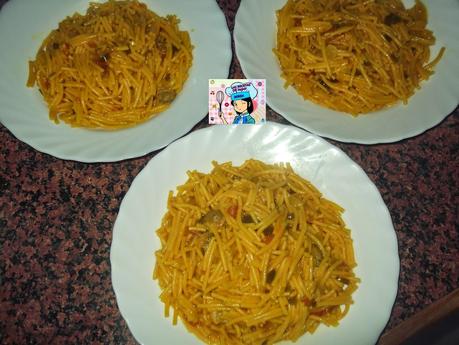 FIDEOS CON ALMEJAS EN MI OLLA ERIKA