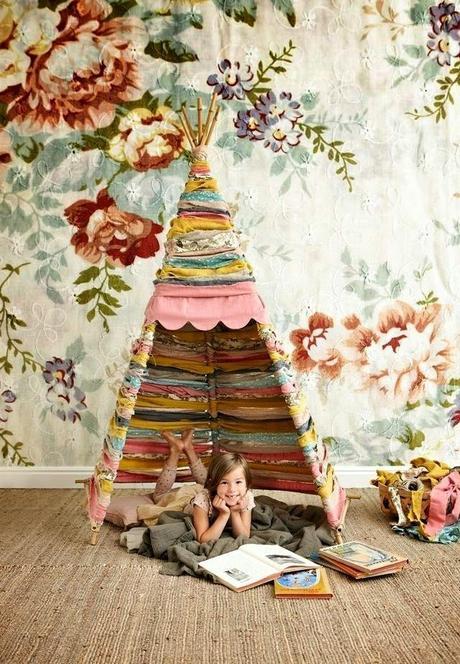 Decorar habitaciones de niños con tipis + DIY