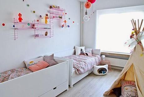 Decorar habitaciones de niños con tipis + DIY