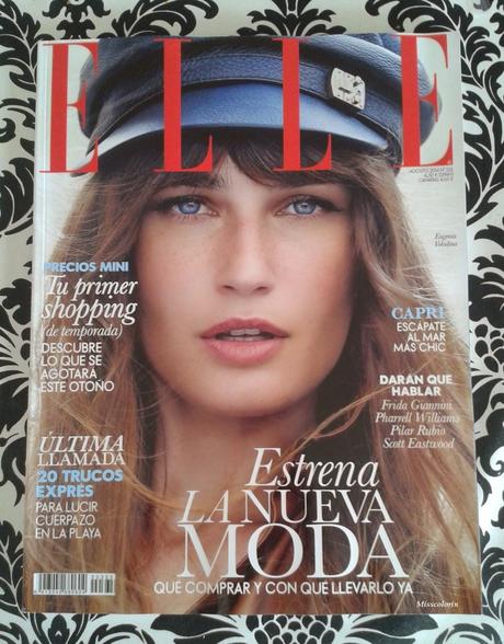 Revistas Agosto 2014: Glamour, Elle y Clara