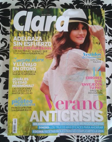 Revistas Agosto 2014: Glamour, Elle y Clara