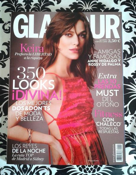 Revistas Agosto 2014: Glamour, Elle y Clara