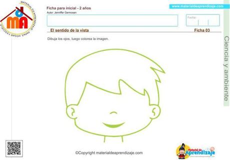 03 ciencia y ambiente  2 años - el sentido de la vista