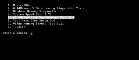 Hiren's Boot VII: Dos Programs (Testing Tools)