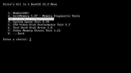 Hiren's Boot VII: Dos Programs (Testing Tools)