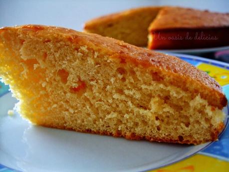 Bizcocho de yogur y vainilla